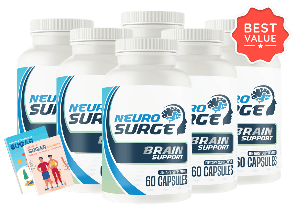 Neuro Surge is a natural nootropic supplement designed to enhance brain performance, including focus, memory, clarity, and mental energy.